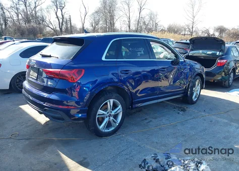 2024 Audi Q3 Premium 45 Tfsi S Line Quattro Tiptronic z USA, uszkodzony, nr VIN WA1DECF34R1171275